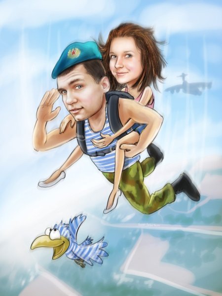 Шарж на 23 февраля