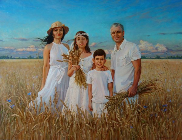 Картина семья