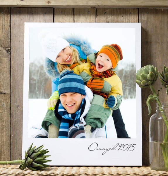 Портрет в стиле полароид