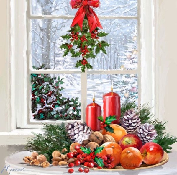 Richard MACNEIL картины Рождество