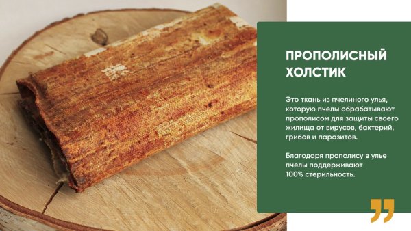 Ткань пропитанная пчелиным прополисом