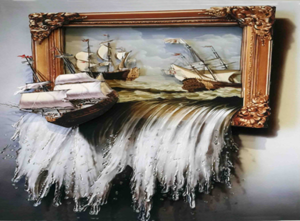 Выставка объемных картин