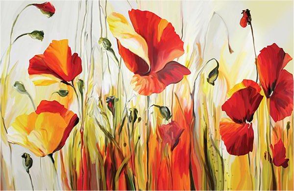 Интерьерная живопись триптих