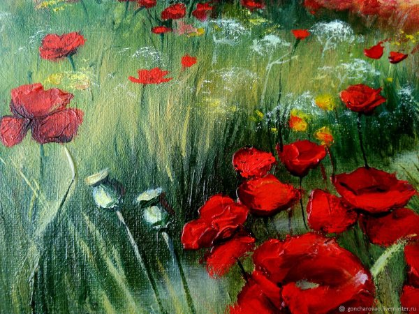 Маки маслом