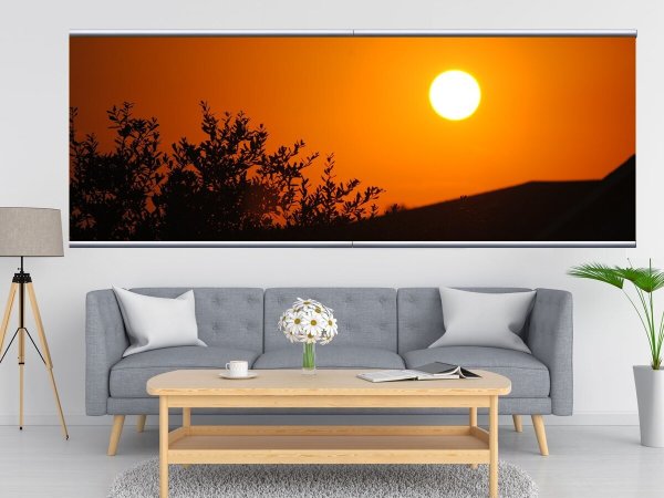 Картина маслом солнце