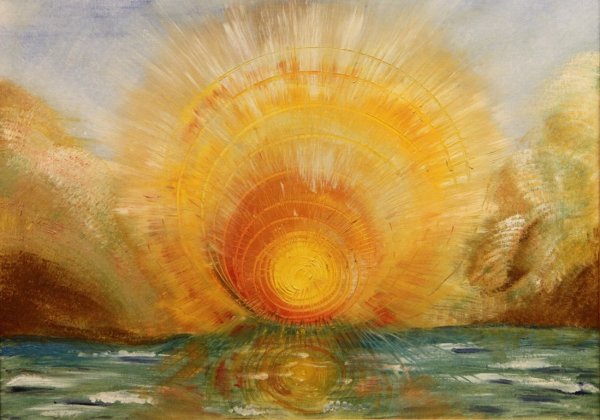 Картина солнце