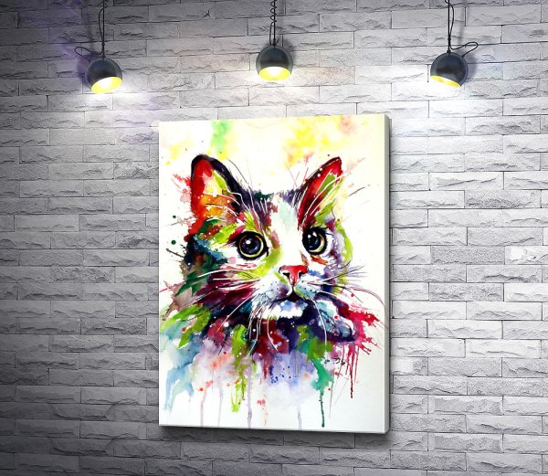 Интерьерная живопись коты