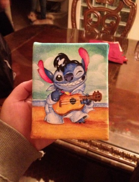 Рисунки на холсте Дисней