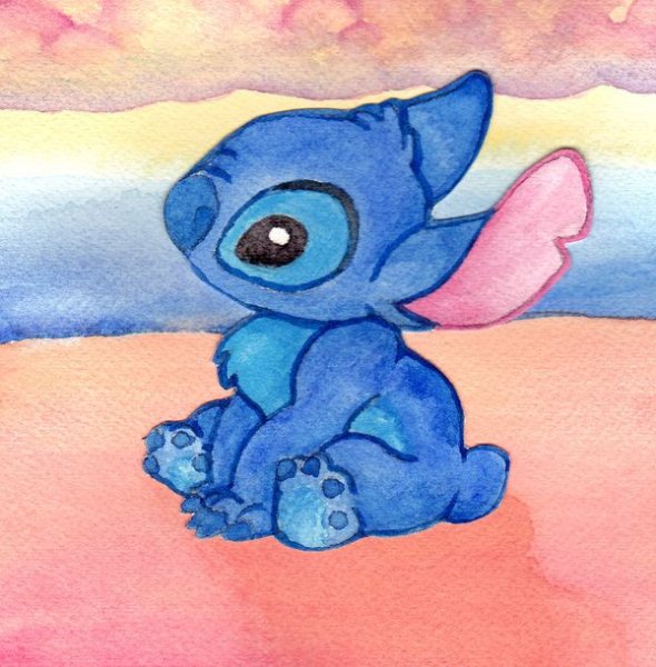 Акварель мультики