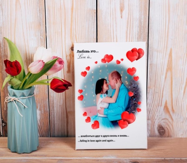 Холст в стиле лав из