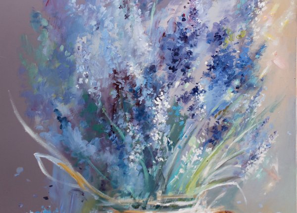 Аннет Логинова картины Лаванда