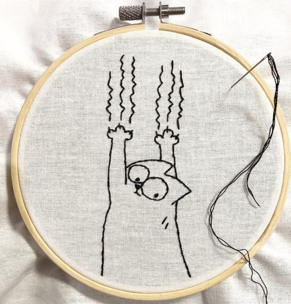 Лев Аслан вышивка бисером