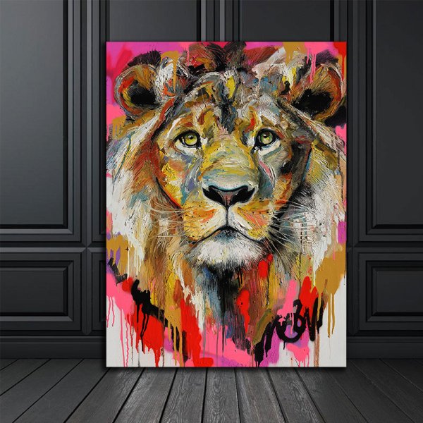 Животные акрилом на холсте