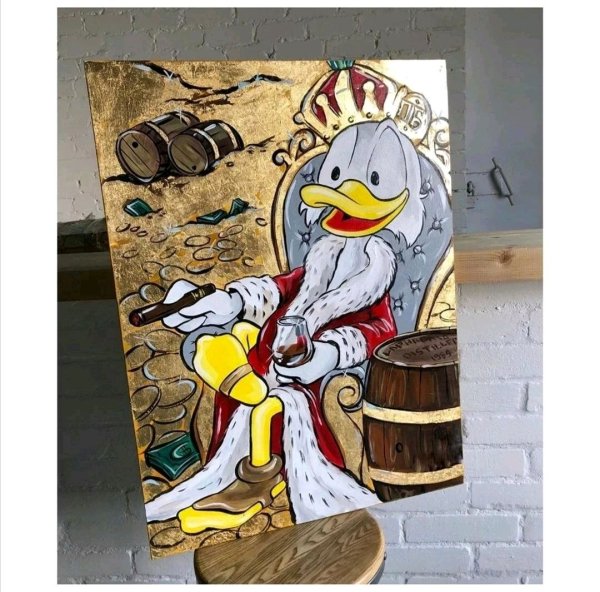Скрудж макдак картина на холсте
