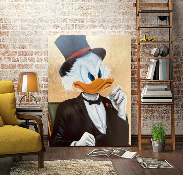 Скрудж макдак живопись