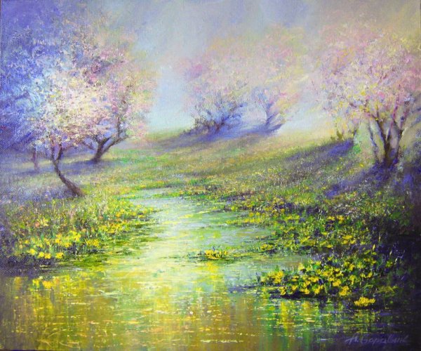 Художник Андрей Боравик картины Весна