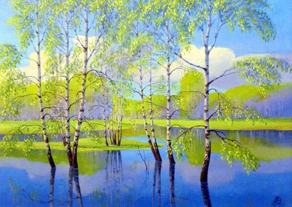 Весенний Майский пейзаж