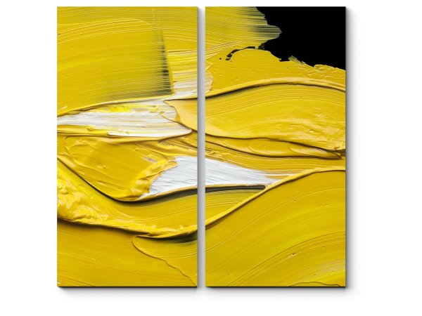 Картины желтые современные