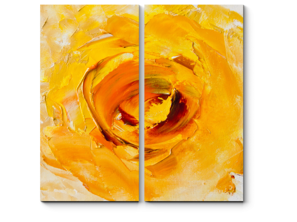 Абстракция в серо желтых тонах