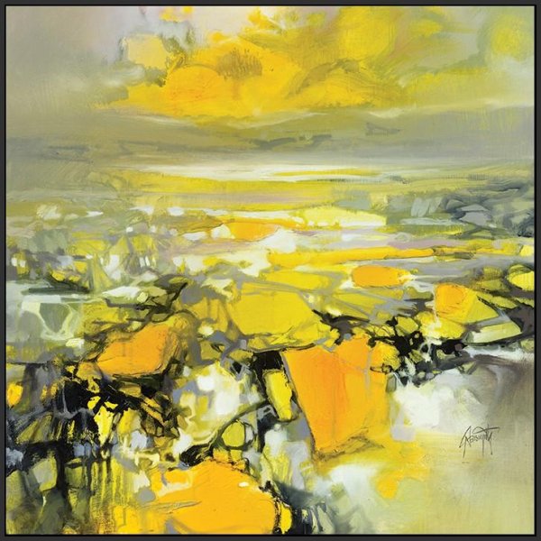 Желтый холст