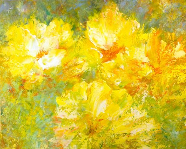 Желто серая абстракция