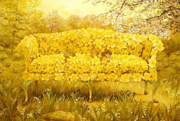 Желтая картина