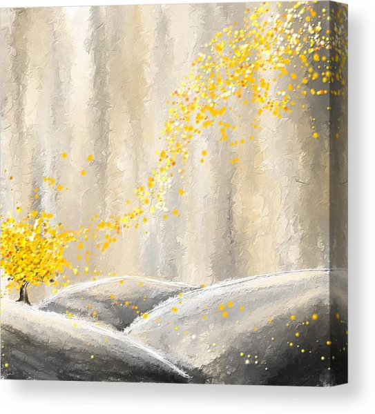 Абстракция с желтым цветом