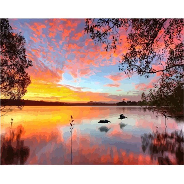 Акриловые пейзажи