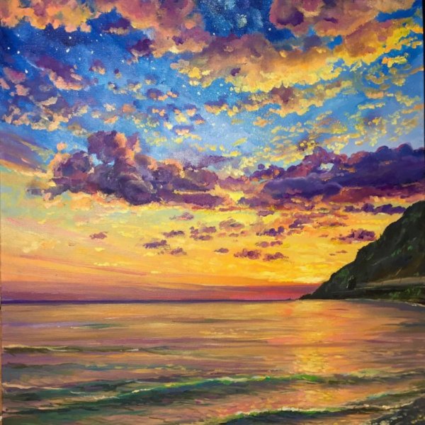 Море маслом