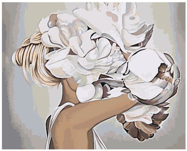 Холст грунтованный на картоне с контуром Сонет dk13701