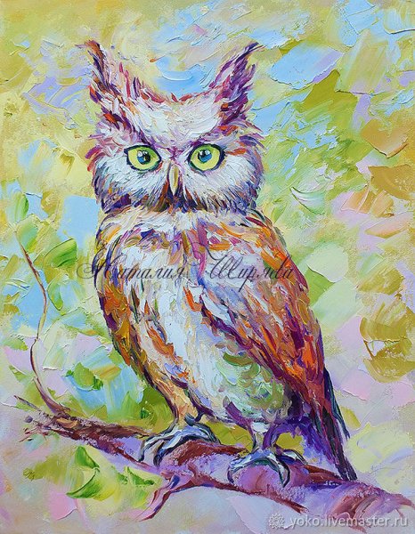 Картина Натальи Ширяевой Сова
