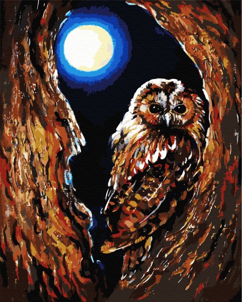 Сова живопись