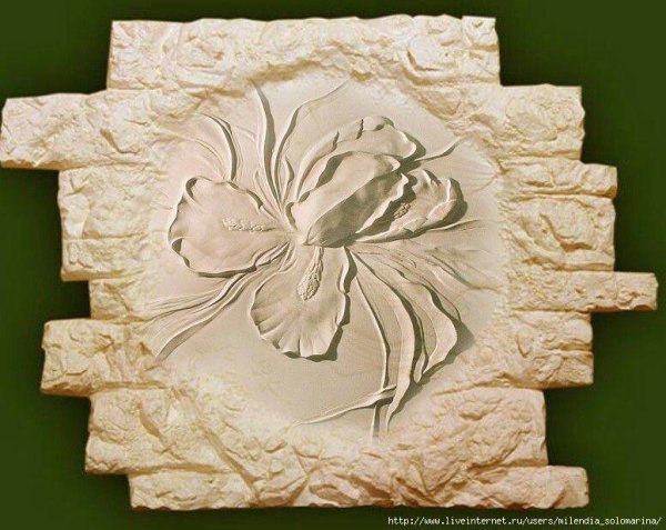 Панно из шпаклевки