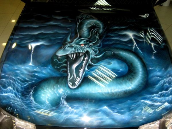 Техники живописи аэрография