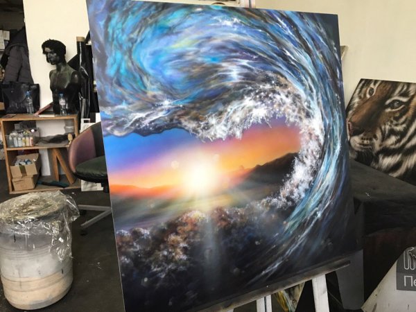 Картины аэрографом