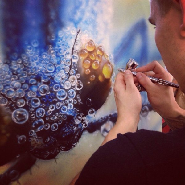 Картины аэрографом