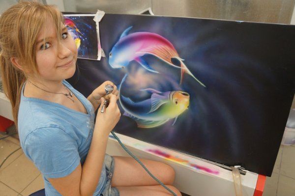 Живопись аэрографом