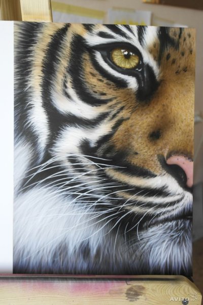 Мини Купер с аэрографией Ван Гога