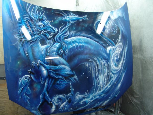 Аэрография на телефоне