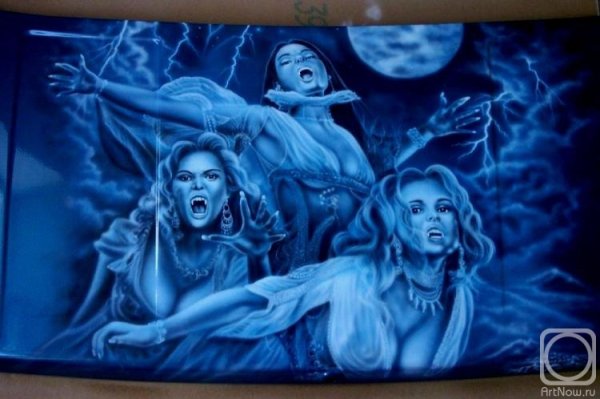 Живопись аэрографом