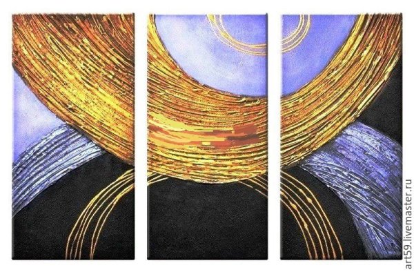 Абстрактная картина нить