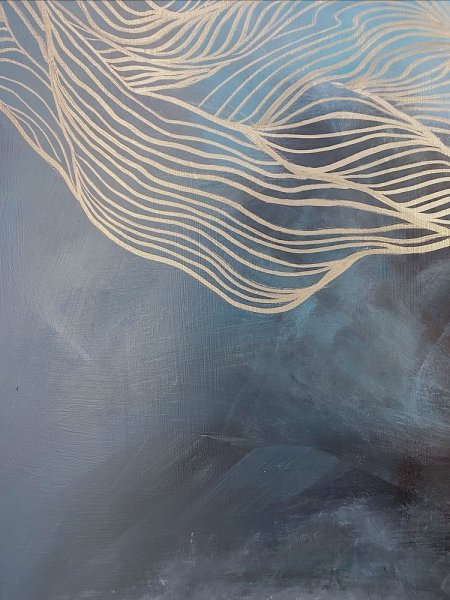 Золотые нити Трейси Ченг синий