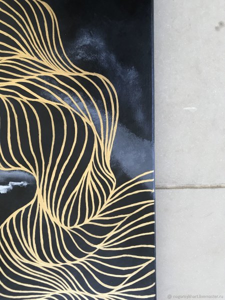 Картина золотые нити