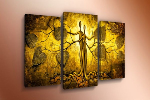 Картина золотой круг