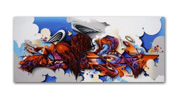 Граффити на холсте