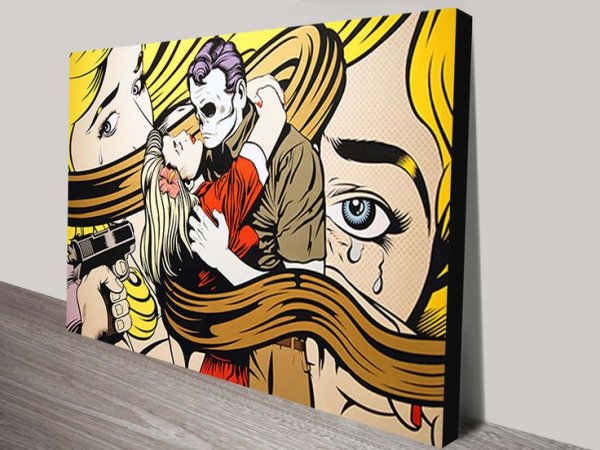 Граффити на холсте