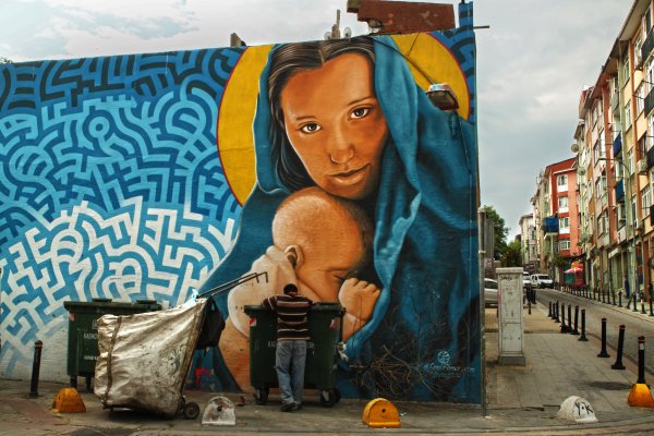 Крутые граффити на стенах