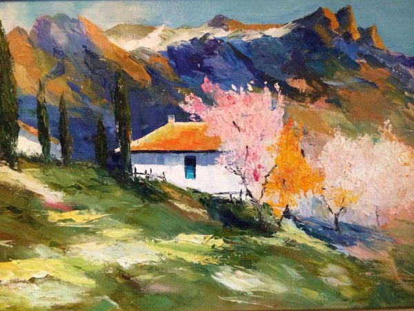 Пастозная живопись маслом пейзажи