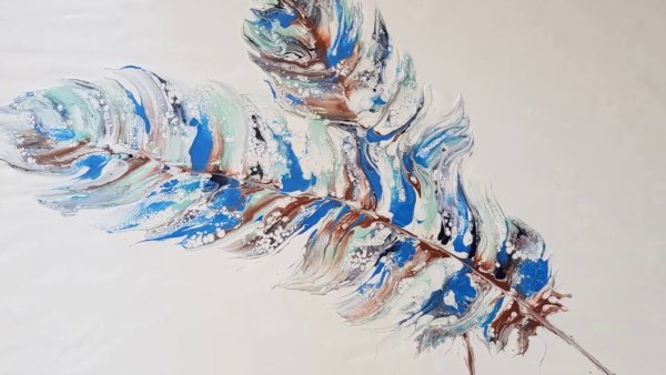 Вышивка на холсте нитками Минимализм