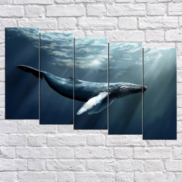 Интерьерная картина кит